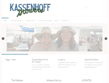 Tablet Screenshot of kassenhoffgrowers.com